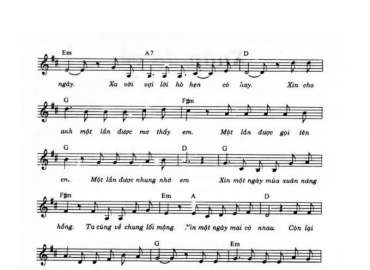 Xin cho ngày mai có nhau sheet 2