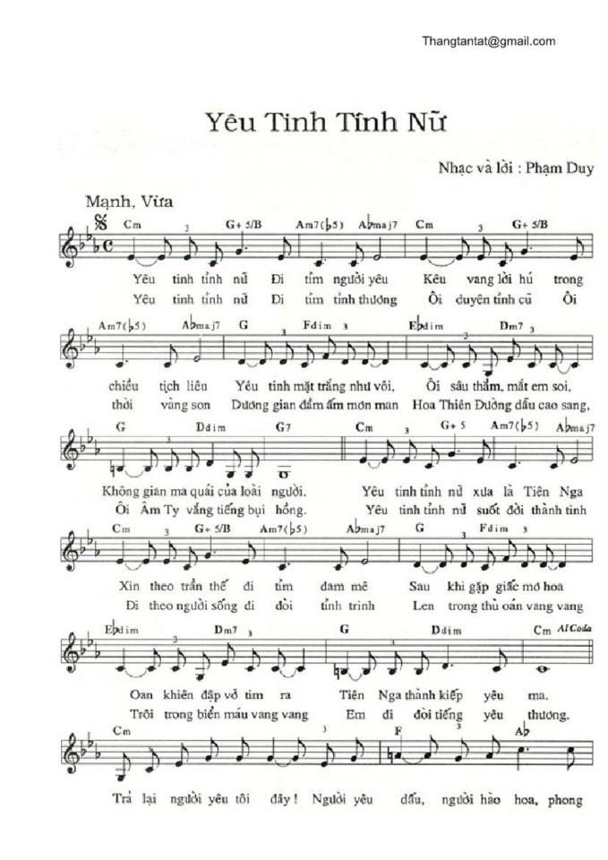 Yêu Tinh Tính Nữ sheet 