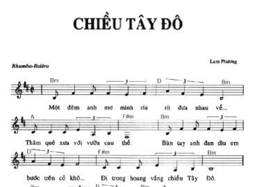 Chiều Tây Đô sheet có lời 