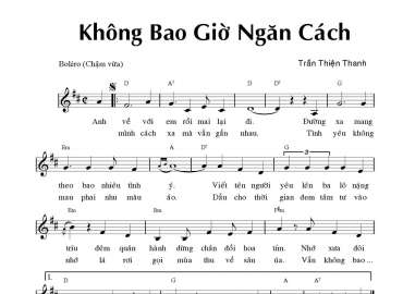 Không Bao Giờ Ngăn Cách sheet có lời