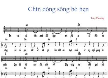 Chín Dòng Sông Hò Hẹn sheet có lời 