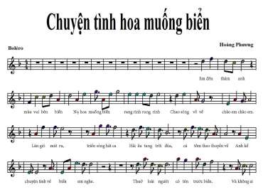 Chuyện Tình Hoa Muống Biển sheet có lời 