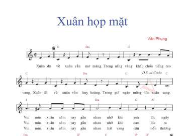 Xuân Họp Mặt sheet có lời 