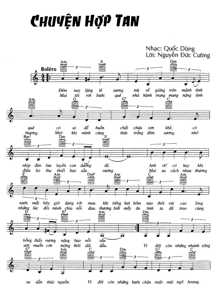 Chuyện Hợp Tan sheet 2