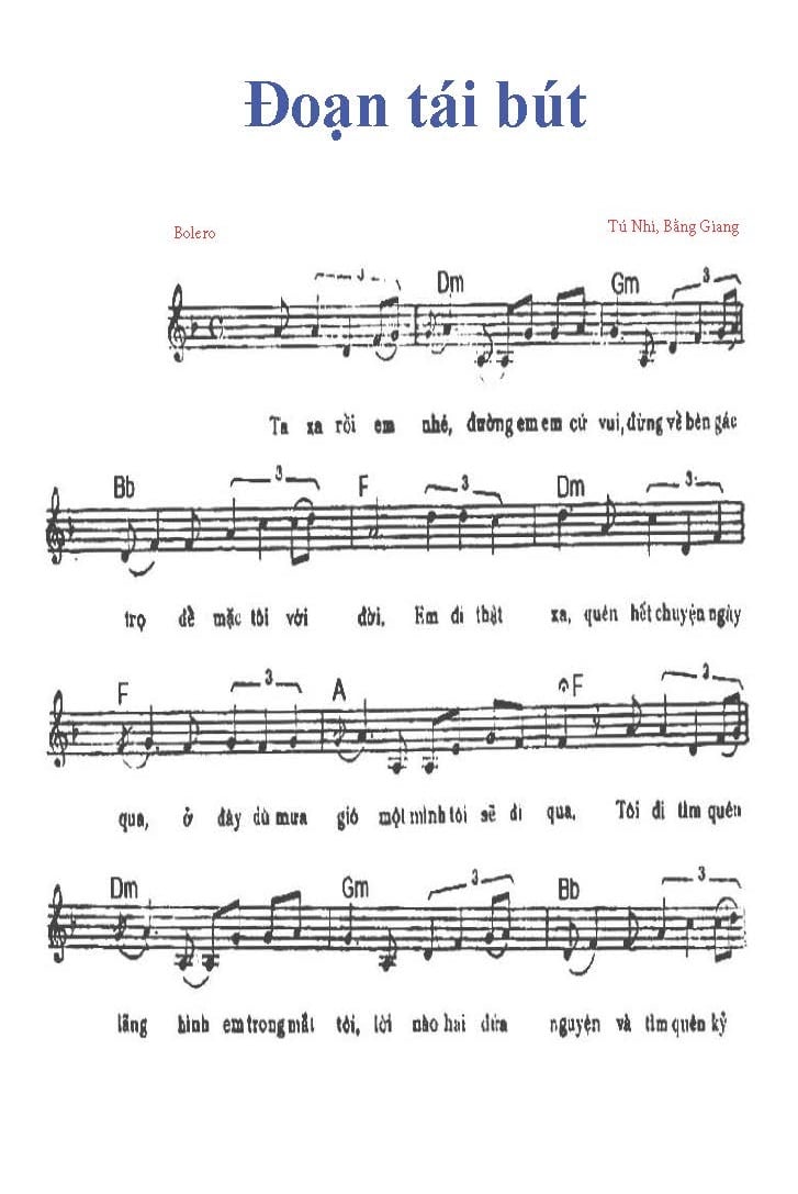 Đoạn Tái Bút sheet