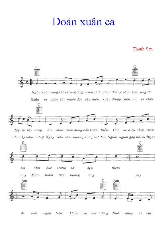 Doản Xuân Ca sheet