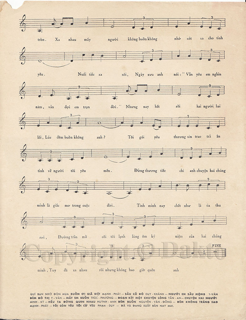 Không Bao Giờ Quên Anh sheet có lời Không Bao Giờ Quên Anh sheet có lời