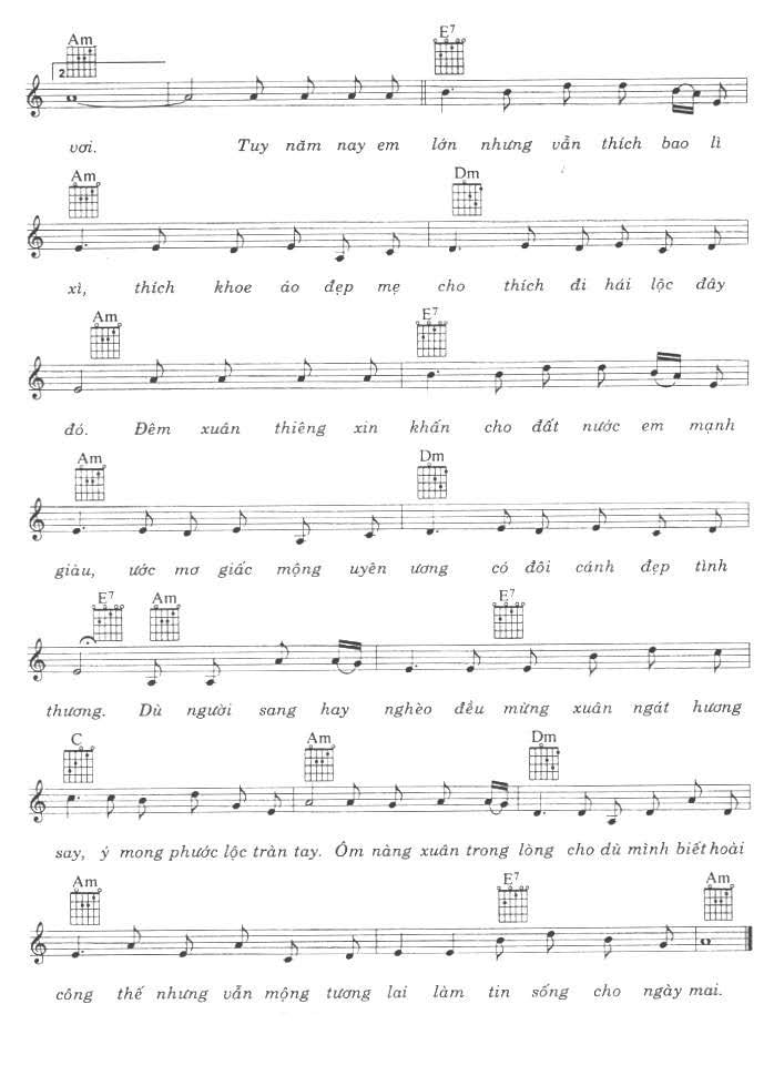 Ước Nguyện Đầu Năm 2 sheet