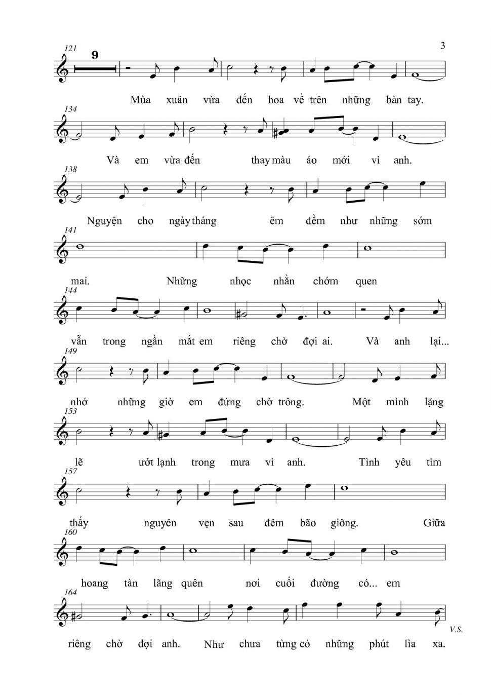 Chân Tình sheet có lời