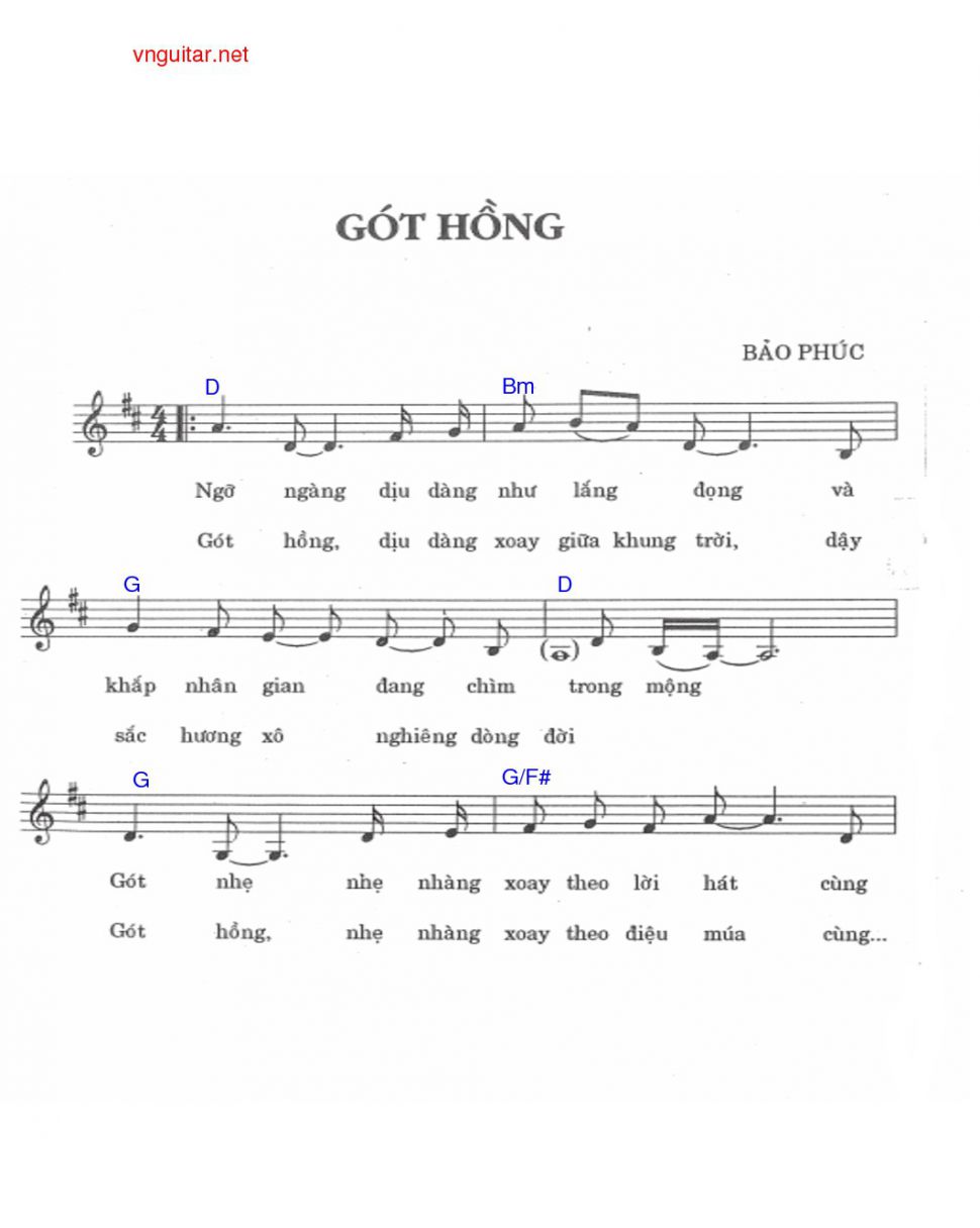 Gót Hồng sheet có lời