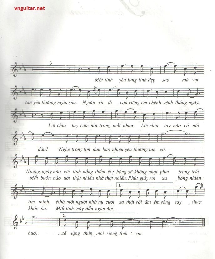 Tình Yêu Lung Linh sheet có lời