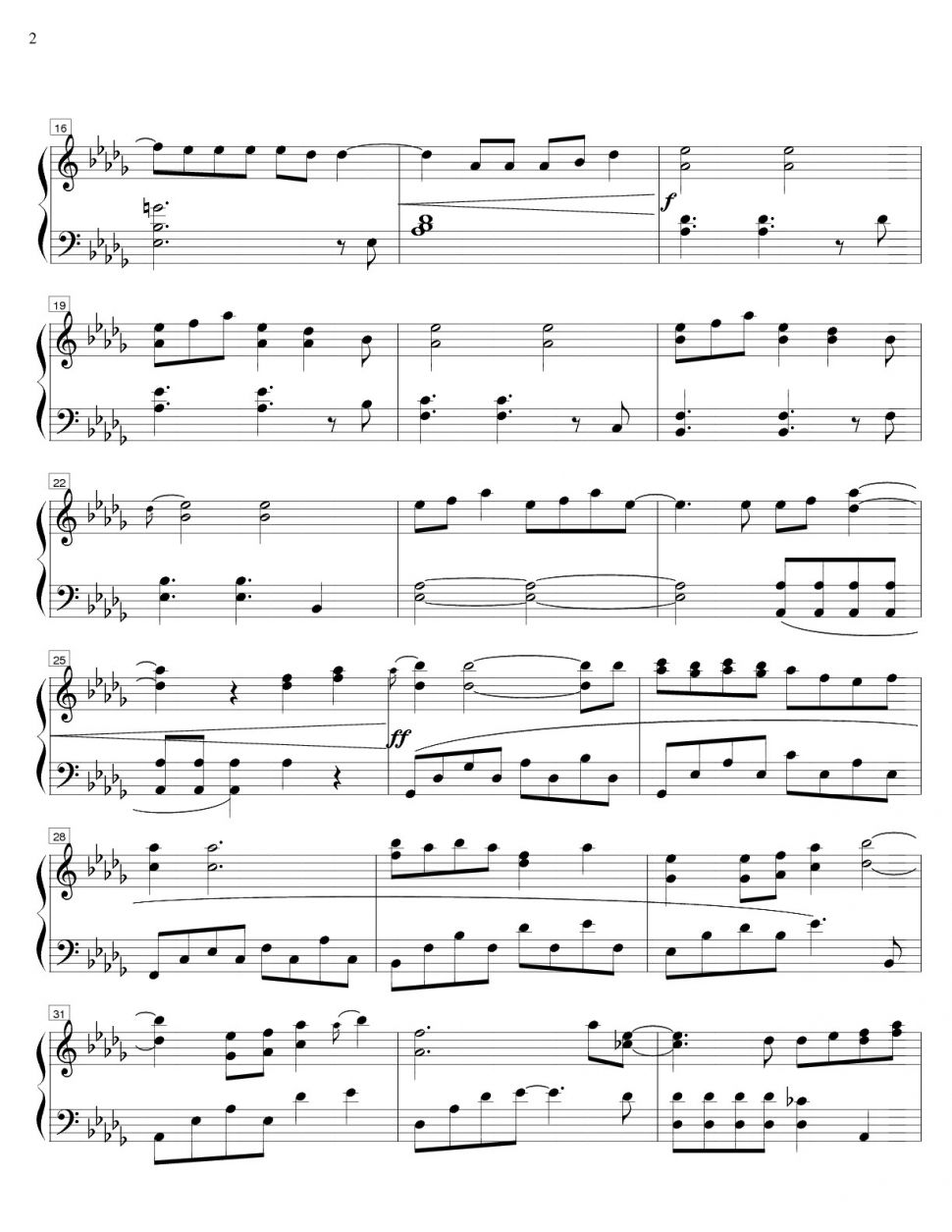 Tình yêu Màu Nắng sheet có lời