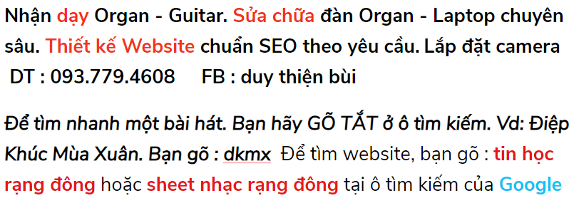 Trả Nợ Tình Xa sheet có lời