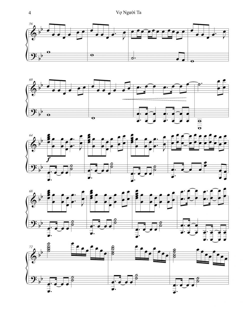 Vợ Người ta sheet có lời 