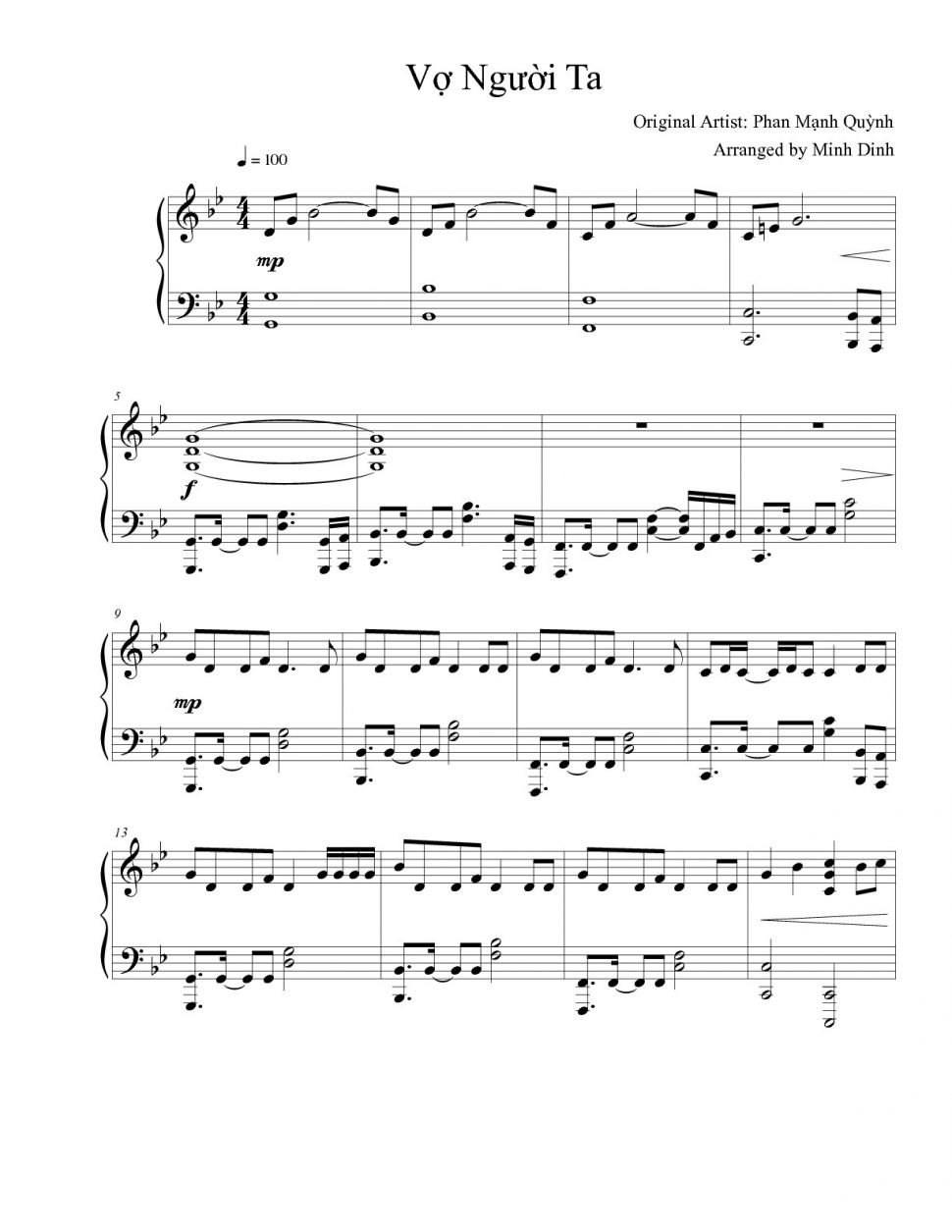 Vợ Người ta sheet có lời 