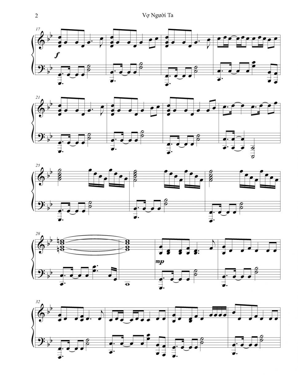 Vợ Người ta sheet có lời 