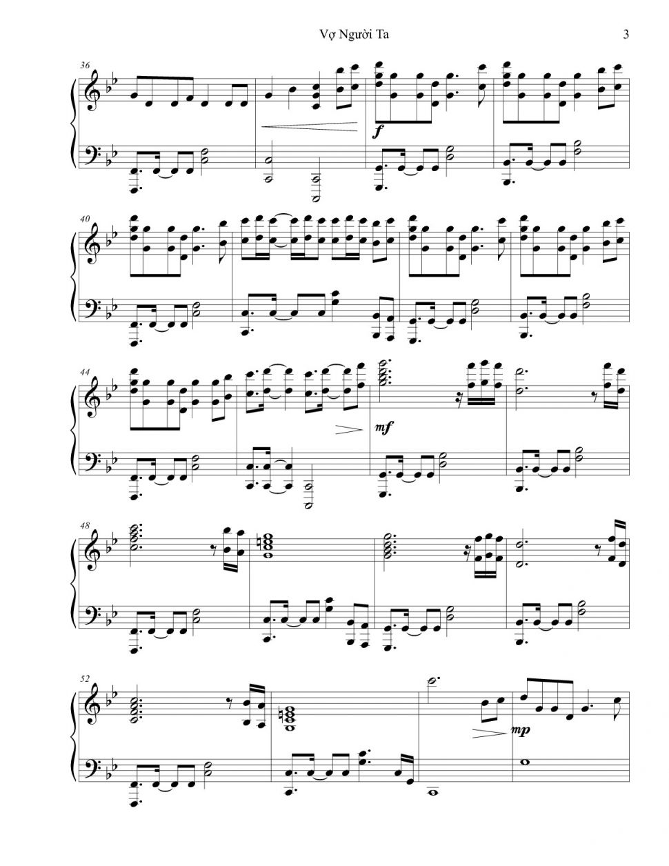 Vợ Người ta sheet có lời 