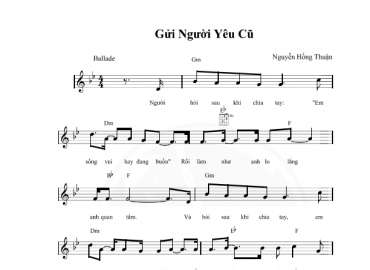 Gửi người yêu cũ sheet có lời