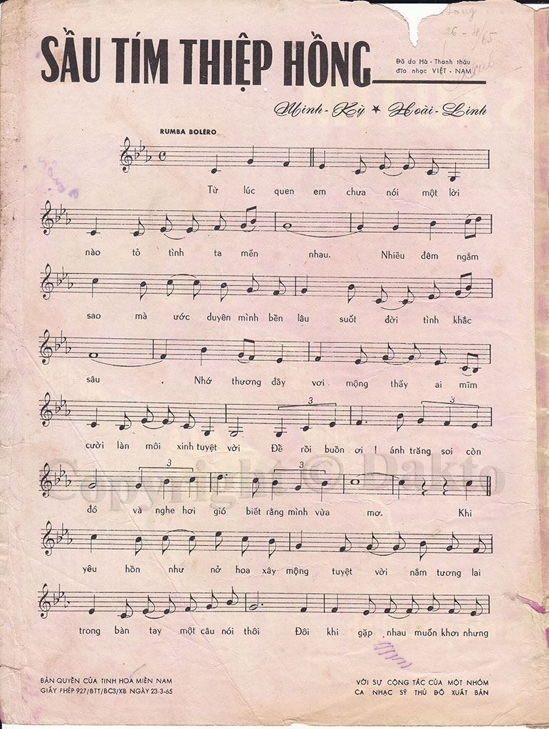 Sầu tím thiệp hồng sheet có lời