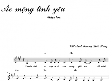 Ảo Mộng Tình Yêu sheet có lời 