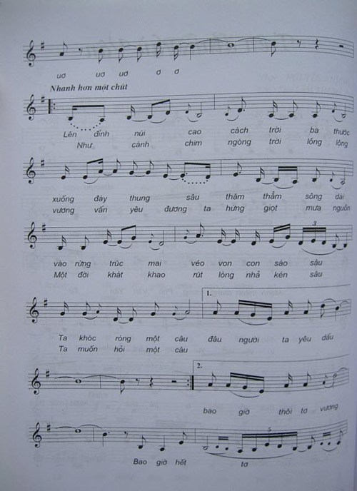 Trên đỉnh phù vân sheet có lời