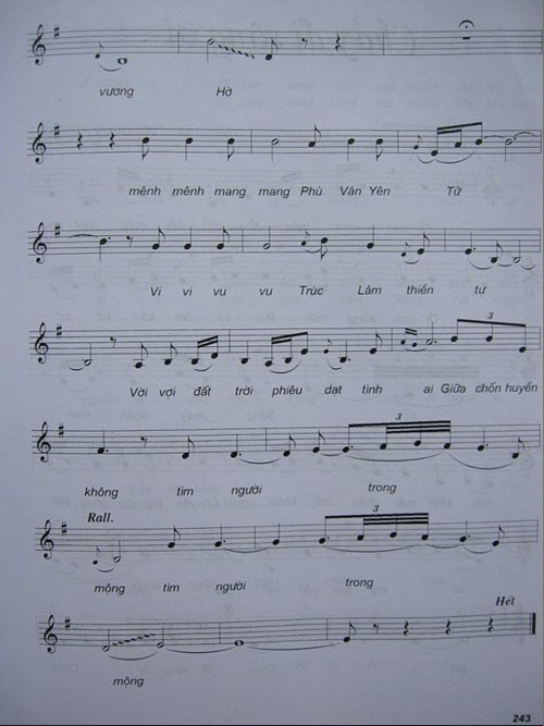 Trên đỉnh phù vân sheet có lời