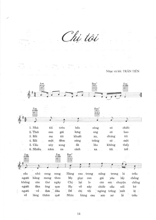 Chị Tôi sheet có lời