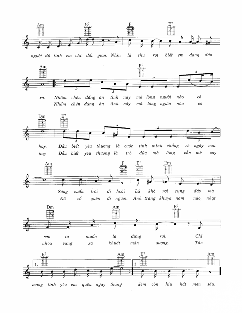 Chén đắng sheet có lời