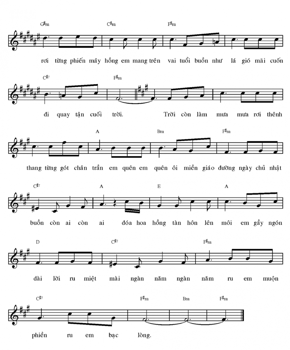 Tuổi đá buồn sheet có lời