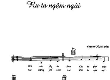 Ru ta ngậm ngùi sheet có lời