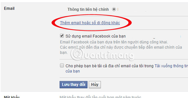 Thêm email Bảo mật tài khoản Facebook như nào để không bị hack?