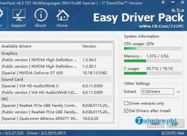Easy driver For Windows 10 64 bit